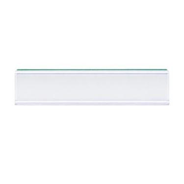 Imagem de Kit 25 Porta Preço Etiqueta Para Gôndola Adesivo Modelo L Comércio - I