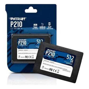 Imagem de SSD 512GB Patriot P210