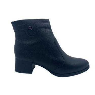 Imagem de Bota Casual Couro Dakota Cano Baixo Preta 2781 - Preto 37, Preto, 37