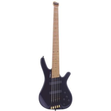 Imagem de Contrabaixo Strinberg HBN5M 5 Cordas Headless Next Onix Black Com Bag
