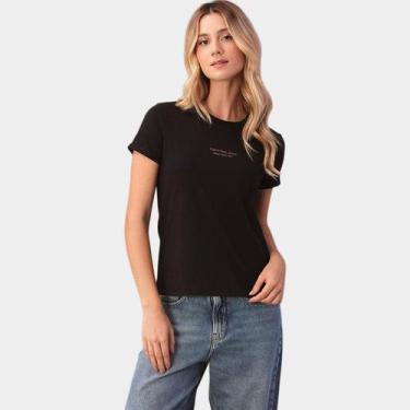 Imagem de Camiseta Calvin Klein New York Feminina, Preto, M