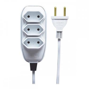 Imagem de Extensao Ilumi Pl 0,75 03Mt 10A Branco 17911