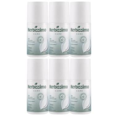 Imagem de Kit 6 Desodorante Roll-On Herbíssimo Tradicional 50ml - Dana