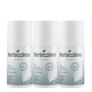 Imagem de Kit 3 Desodorante Roll-On Herbíssimo Tradicional 50ml - Dana