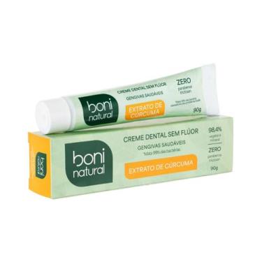 Imagem de Creme Dental Boni Natural Hortela e Curcuma 90g