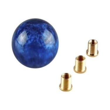 Imagem de Manopla De Câmbio Estilo Bola De Gude Com 3 Adaptadores Para a Maioria