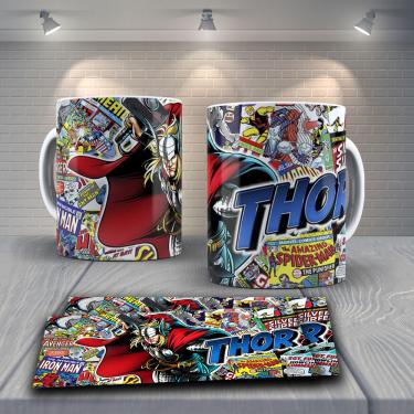 Imagem de Caneca personalizada Thor/Caneca thor/Marvel/DC/Animes e outros