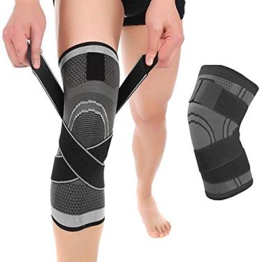 Imagem de Neoimp Joelheira Compressão Proteção Ajustável Fitness Crossfit