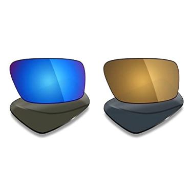 Imagem de 2 pares de lentes polarizadas de substituição da Mryok para óculos de sol Oakley Twitch – Opções
