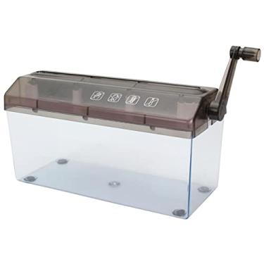 Imagem de Mini Destruidor de Arquivos A4 Recibos Manual Recibos Corte de