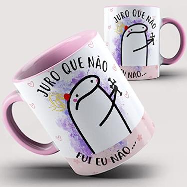 Imagem de Caneca rosa Flork Juro que não Fui eu não