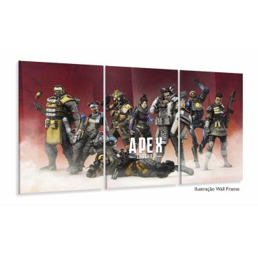 Imagem de Quadro Decorativos Apex Legends com 3 peças 120x60