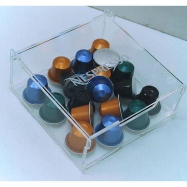 Imagem de Porta Cápsulas Acrílico Cozinha Copa Escritório Para Café