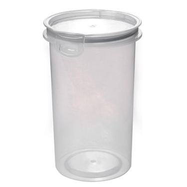 Imagem de Porta Mantimentos Hermético Redondo Trava Mais 1,8 Litros Plasutil Ref.14300