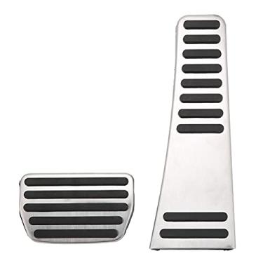 Imagem de 2 peças almofadas de pedal de carro, capa de almofada de pedal de freio de pedal de gás antiderrapante apoio para os pés antiderrapante tiras de almofadas de carro para XC60 XC90 S90 V90 2018-2021