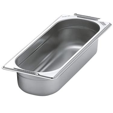 Imagem de Conjunto de Cubas 10 peças Tramontina GN 2/8 em Aço Inox com Alças Móveis Profundidade 65 mm - Aço 304
