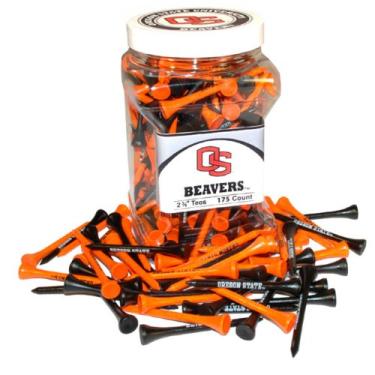 Imagem de Team Golf Camisetas de golfe NCAA Oregon State Beavers 6,5 cm, pacote com 175, tamanho regular, várias cores de equipe