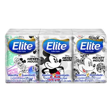 Imagem de Lenço De Papel Folha Tripla Elite Disney 6 Pacotes Com 8 Fls Cada