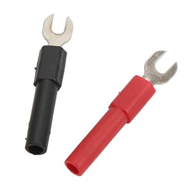 Imagem de Plugue tipo pá, conector de fio tipo U 30Vac-60Vdc niquelado 36A para aplicações eletrônicas