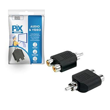 Imagem de PIX Adaptador RCA Macho / 2x RCA Femea