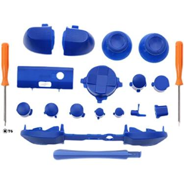 Imagem de MOOKEENONE Peças de substituição, teclas personalizadas, conjunto completo de botões para controle Xbox Series X S