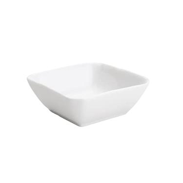 Imagem de Conjunto 4 Petisqueiras de Porcelana com 4 Divisões Round Branco 7cm x 7cm x 3cm - Wolff