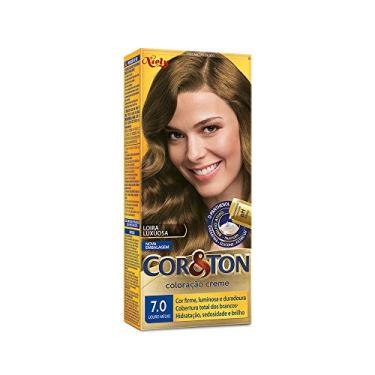 Imagem de Kit Tintura Cor & Ton 7.0 Louro Medio 180 G, Niely