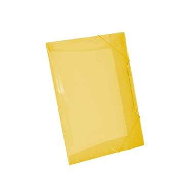 Imagem de Pasta Aba Elástica 1/2 Ofício Sem Lombo Amarela Line – 500PP-AM