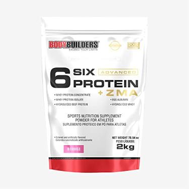Imagem de 6 Six Protein Advanced c/ZMA 2kg – Bodybuilders Sabor Morango