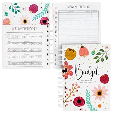 Imagem de Agenda de dinheiro Paper Junkie, organizador de 12 meses, notebook, 12,7 x 17,78 cm