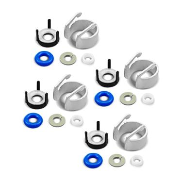 Imagem de Kit de reparo de vedação de injetor de combustível com 4 conjuntos serve para Volkswagen Eos Tiguan GTI CC Passat Beetle Jetta Audi A3 A4 Q5 A6 A6 Quattro, substitui 06H998907A, 06H 998 907, 06G998907, 06J 998 907, 07, 06J9999998989898998999989989999998 07A