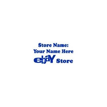 Imagem de Carimbo autotintado da Ebay Store – Azul