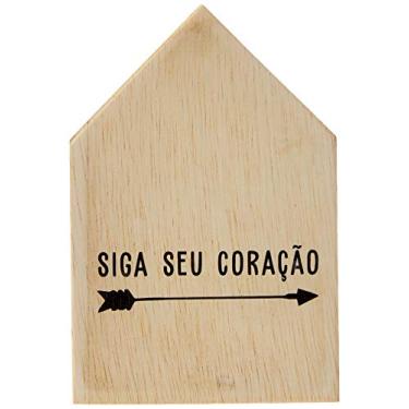 Imagem de Arte Maníacos Totem Siga Seu Coração Flecha - 15x23cm