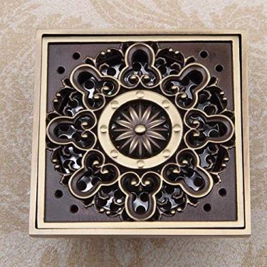 Imagem de Piso de área úmida e seca Chuveiro Drenagem Piso Dreno Desodorante Banheiro Máquina de lavar roupa Dual-uso 304 de aço inoxidável espesso banheiro anti-transbordamento