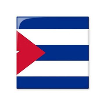 Imagem de Bandeira nacional de Cuba da América do Norte Piso de cerâmica brilhante Decalque de pedra adornada de tijolos esmaltados