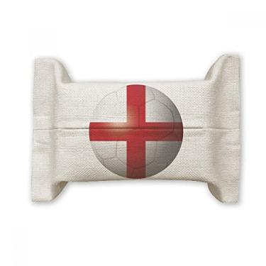 Imagem de Bolsa de linho de algodão com bandeira nacional de futebol americano da Inglaterra