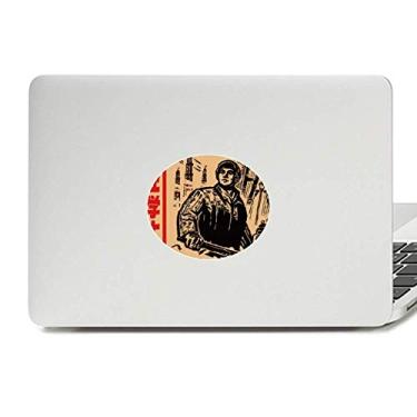 Imagem de Hammer Tower Lamp China Worker Vinil Emblema Gráfico Laptop Adesivo Notebook Decalque