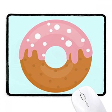 Imagem de Mousepad rosa creme rosquinha sobremesa doce tapete de borracha para jogos