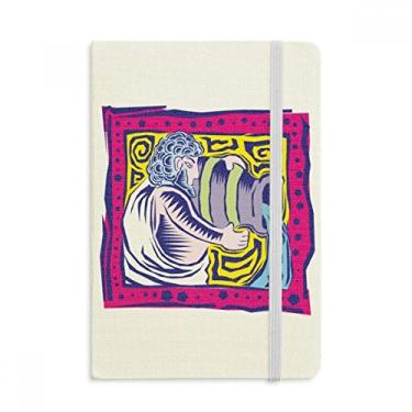 Imagem de Caderno de gravação da Constellation Aquarius Mexicon Culture Official Fabric Hard Cover Classic Journal Diary