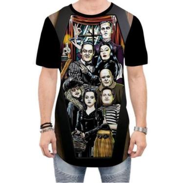 Imagem de Camiseta Long Line Família Addams Morticia Gomez Wandinha 5 - Estilo V