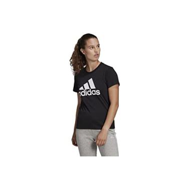 Imagem de Camiseta Feminina Adidas Loungewear Essentials Logo - Preto GL0722 (P)