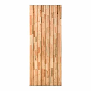 Imagem de Folha de Porta Maciça 210x90cm Eucalipto com Emenda Pm26 Mexicana Cruzeiro Portas Nude