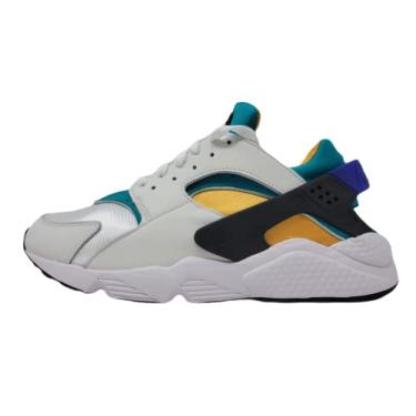 Imagem de Nike T nis masculino Air Huarache, Resina esmeralda, branco/azul, 8.5