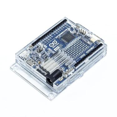 Imagem de SunFounder Capa de acrílico transparente compatível com Arduino UNO R4 WiFi (capa inferior original não incluída)