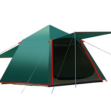 Imagem de Barraca de acampamento, Tenda pop-up Tenda Tenda portátil à prova d'água Barraca de acampamento para 3-4 pessoas Tenda automática para família Abrigo para camping Caminhadas Mounta Ineering, Ea