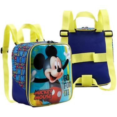 Imagem de Lancheira Infantil Mickey Mouse Bolsa Térmica Escolar Disney - Xeryus