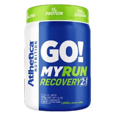 Imagem de Go! My Run Recovery 2:1 720G Atlhetica Nutrition Sabor Limão