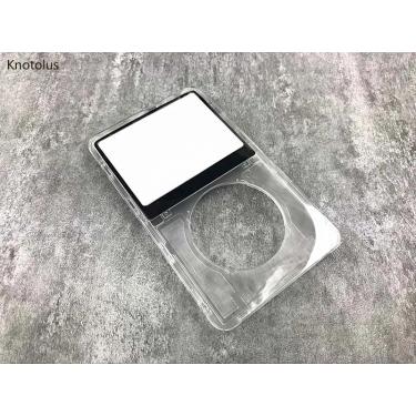 Imagem de Caixa plástica transparente do alojamento da placa frontal  tampa clara para o iPod Video  30GB