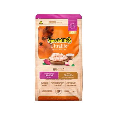 Imagem de Ração Cães Special Dog Ultralife Junior Raças Pequenas Frango e Arroz 1kg