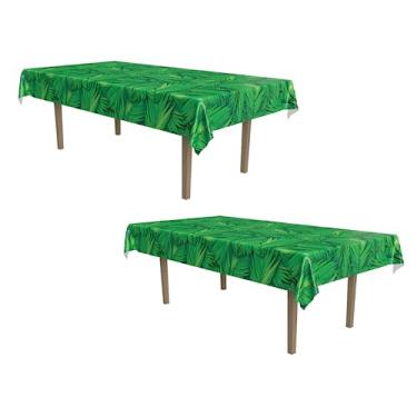 Imagem de Beistle Toalha de mesa palmeira 2 peças, verde